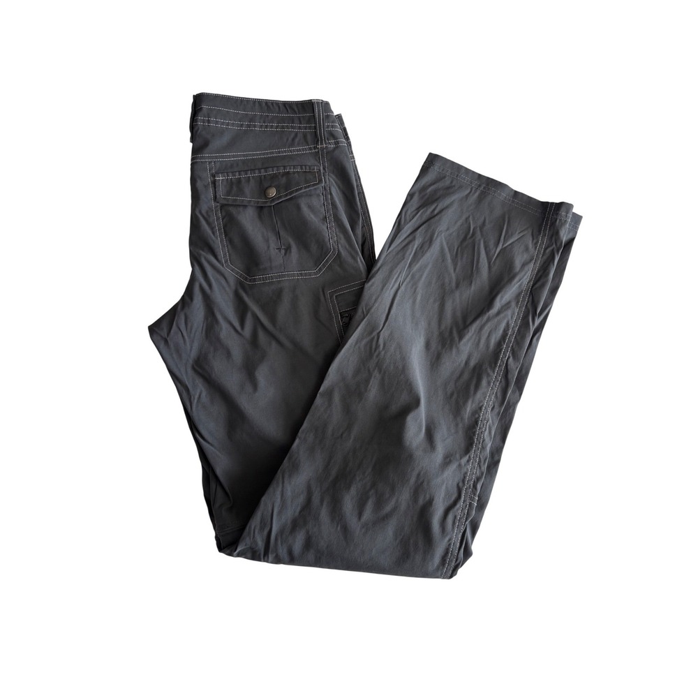 Kuhl Convertible Cargo Hiking Pants Womens 4 Long Gray Zip Off Shorts Gorpcore